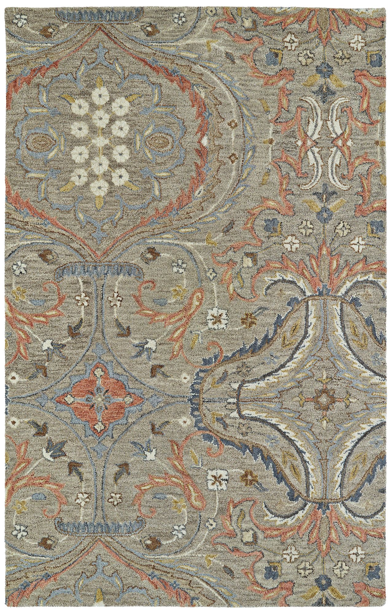 Kaleen Helena 3206-27 Taupe Wool Area Rug 