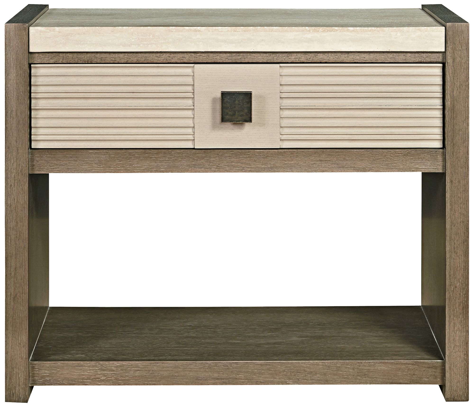 Synchronicity 34" Wide 1-Drawer Modern Night Table