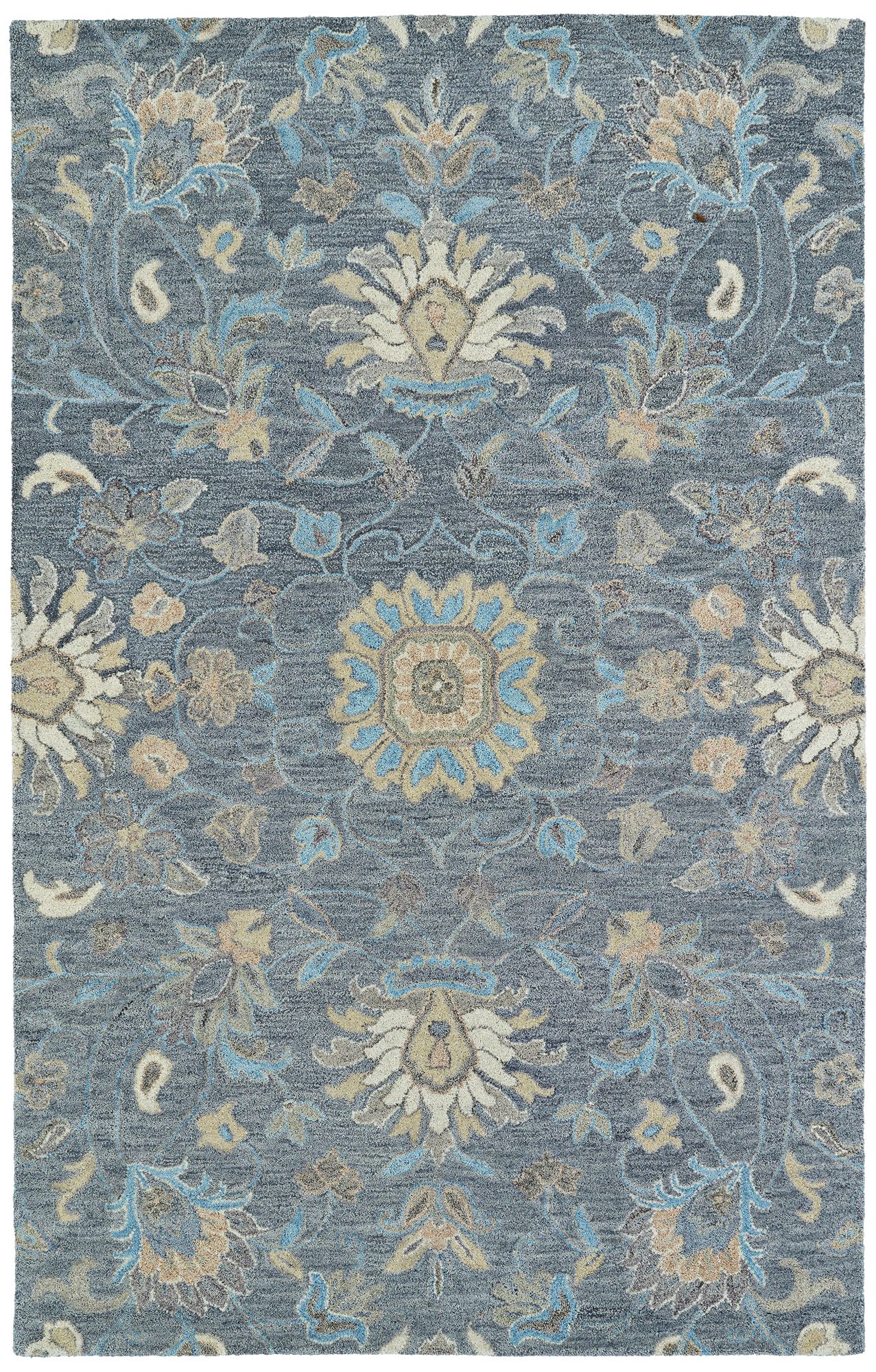 Kaleen Helena 3207-68 Graphite Wool Area Rug 