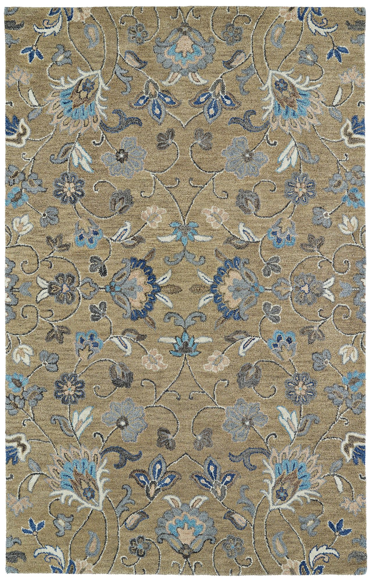 Kaleen Helena 3208-82 Light Brown Wool Area Rug