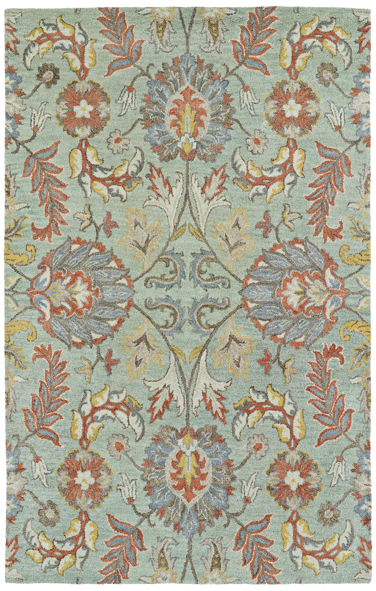 Kaleen Helena 3212-88 Mint Wool Area Rug 