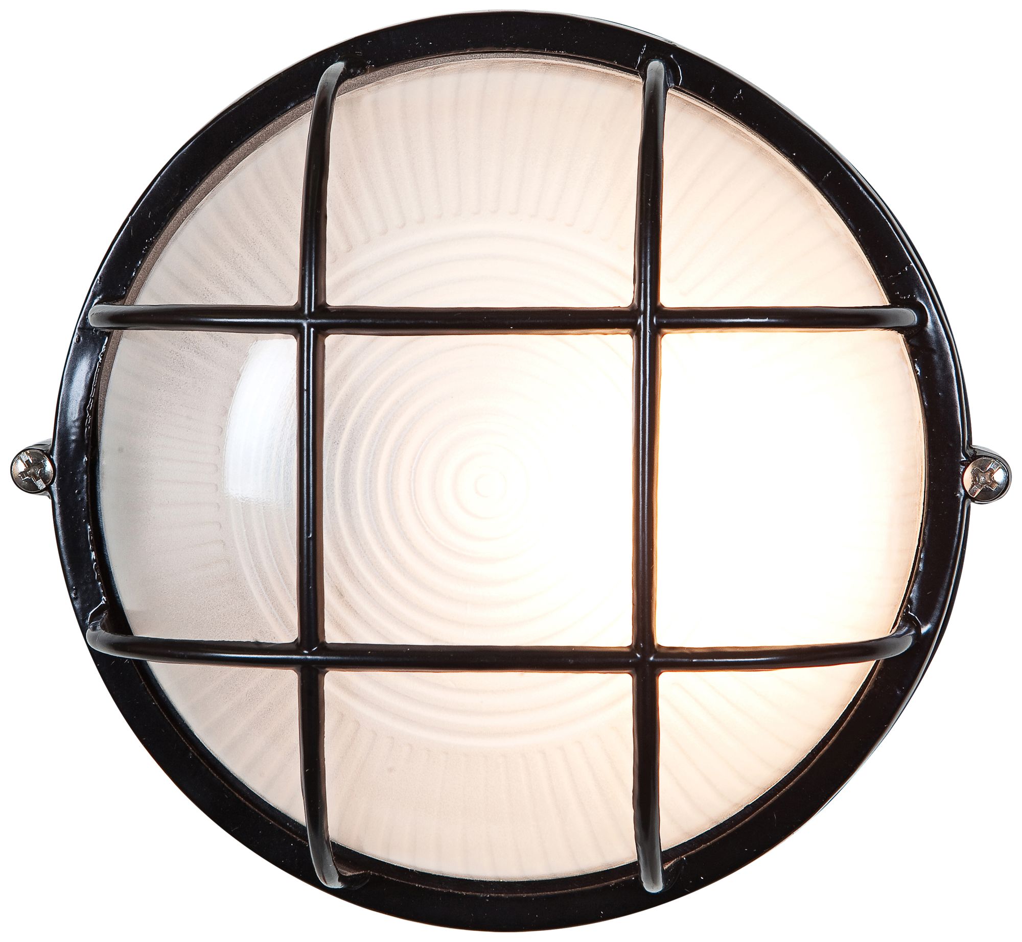 Nauticus 7" High Black Industrial Outdoor Wall Light