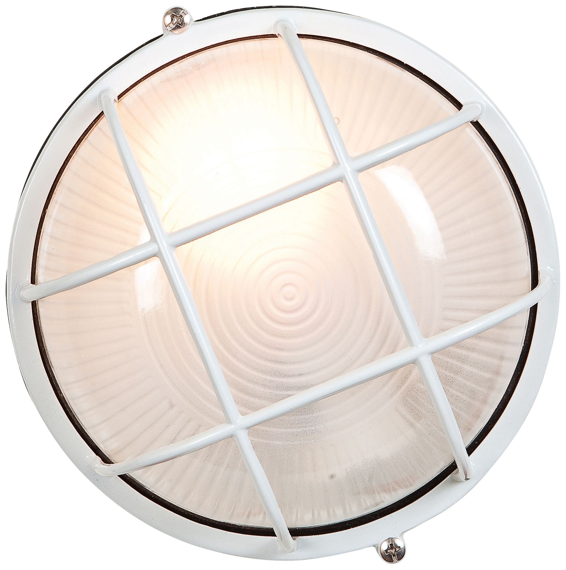Nauticus 7" High White Industrial Outdoor Wall Light