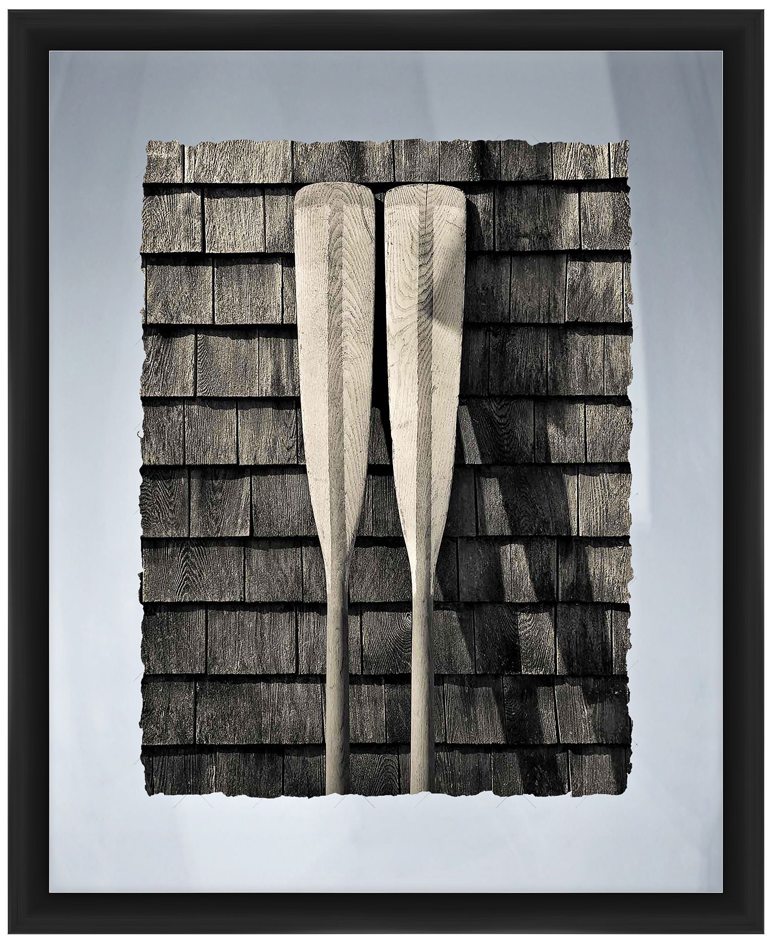 Paddle Ashore 22" High Framed Giclee Wall Art