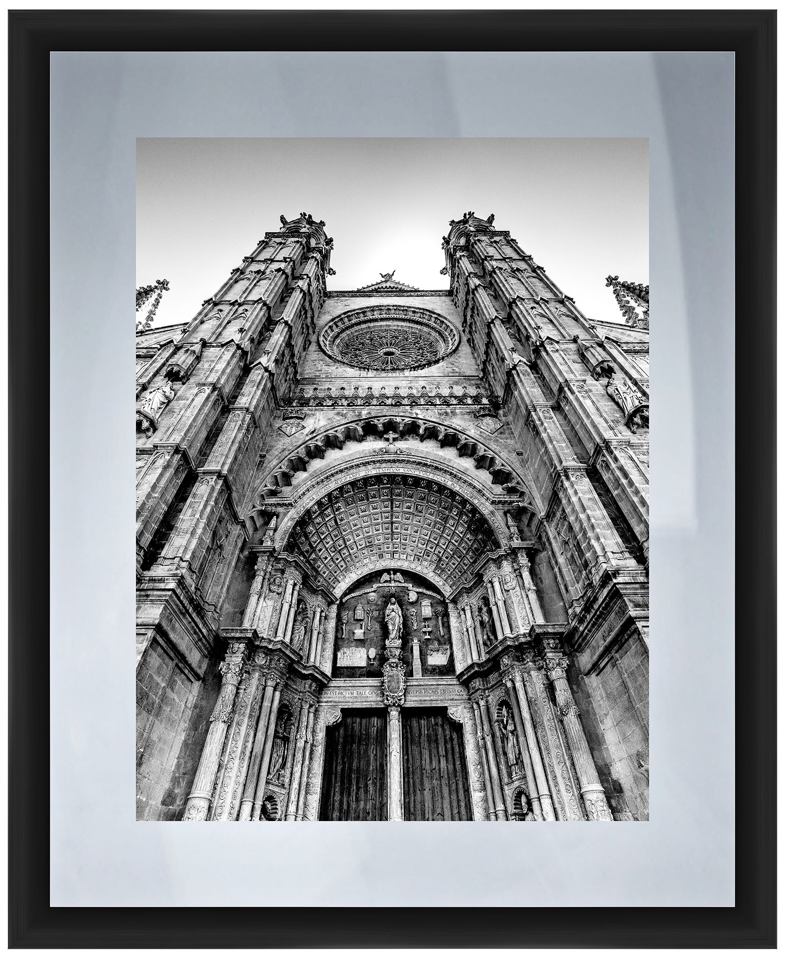 Notre Dame 22" High Framed Giclee Wall Art - #12N46 | Lamps Plus