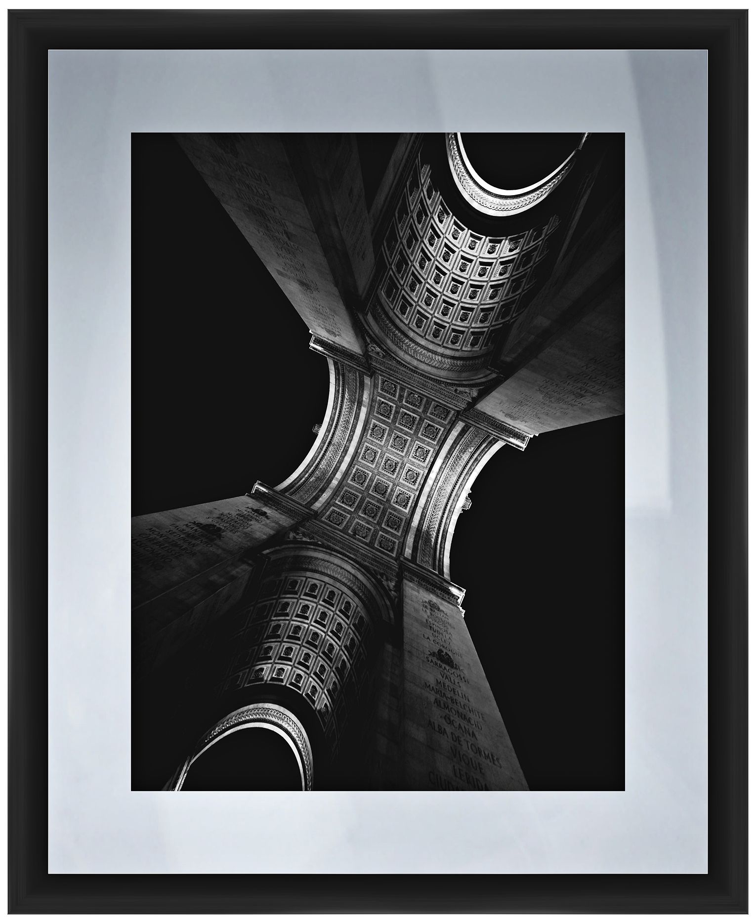 Looking Up 22" High Framed Giclee Wall Art