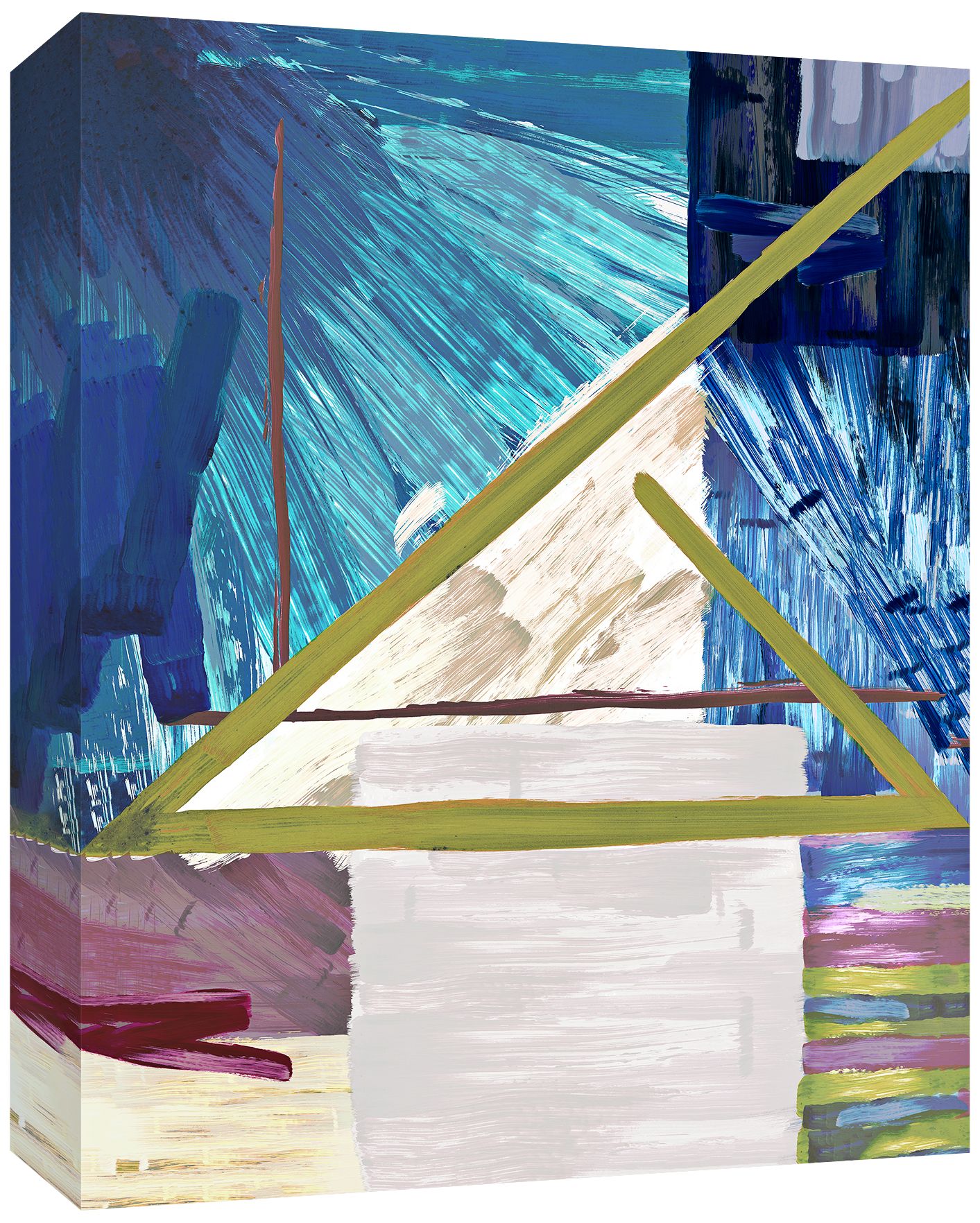 Looking Out 24" High Canvas Wall Art