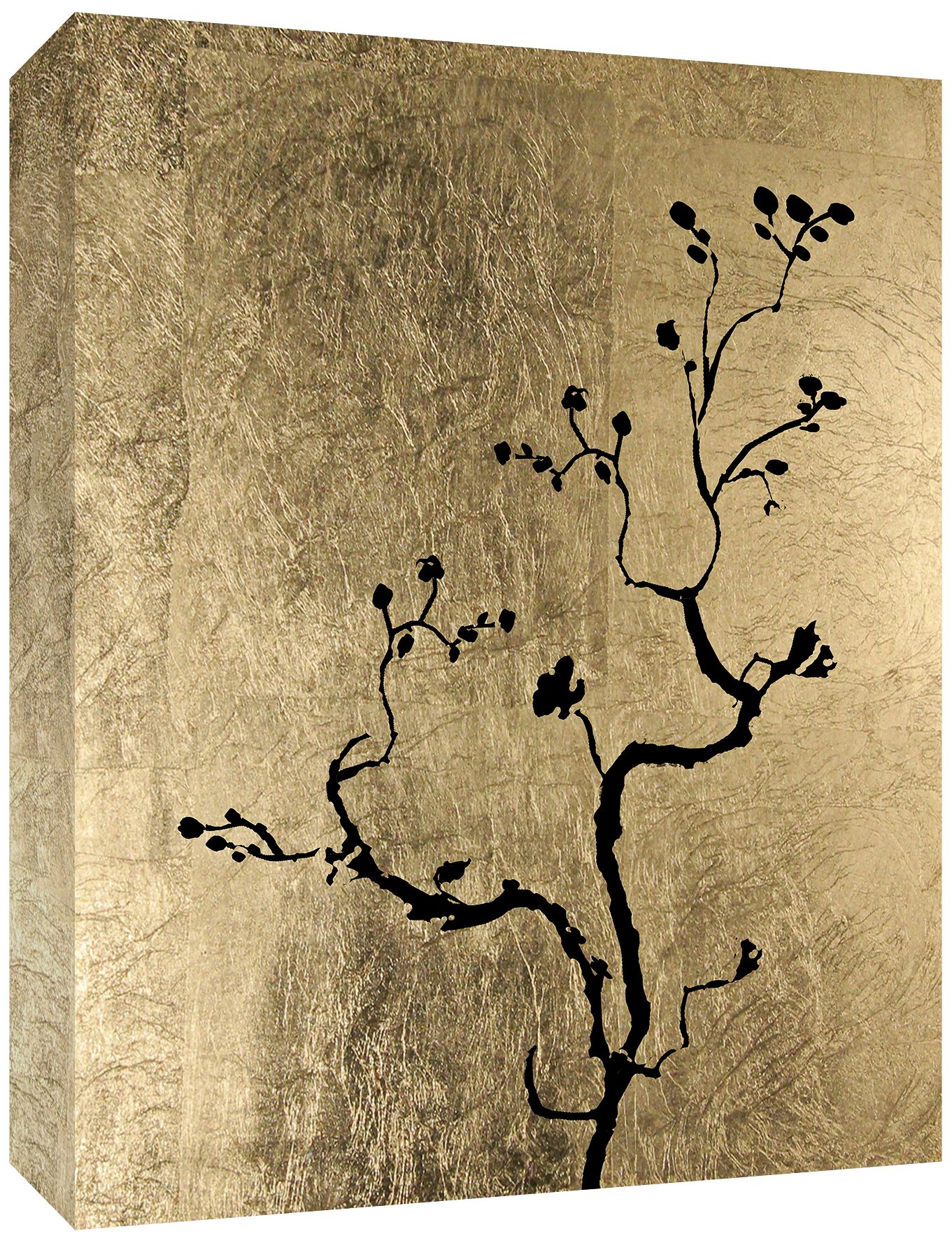 Tree on Gold II Embellished 24" High Canvas Wall Art 12P28 Lamps Plus