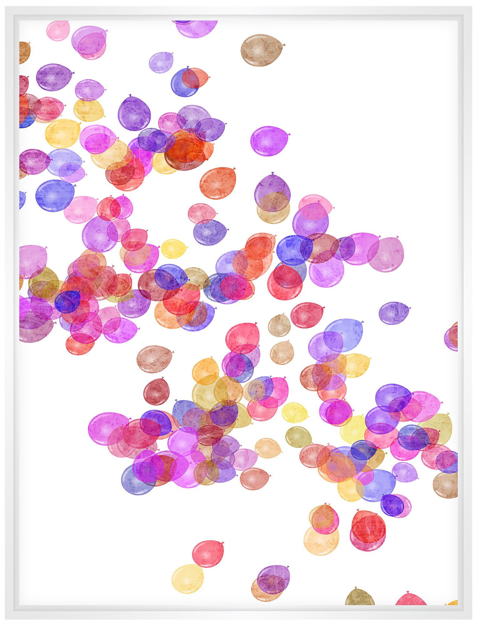 Up and Away 41 3/4" High Framed Canvas Wall Art