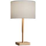 Ellis Natural Rubberwood Table Lamp