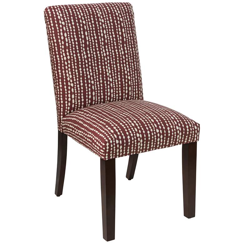 Main Street Line Dot Holiday Red Fabric Dining Chair - #12T14 | Lamps Plus