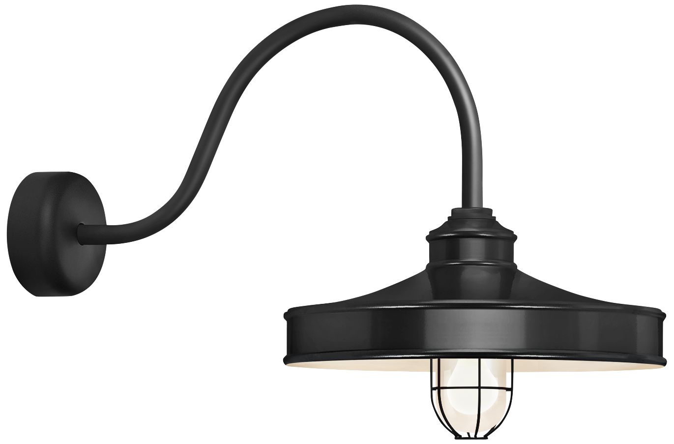 RLM Nostalgia 18" High Outdoor Wall Light in Black