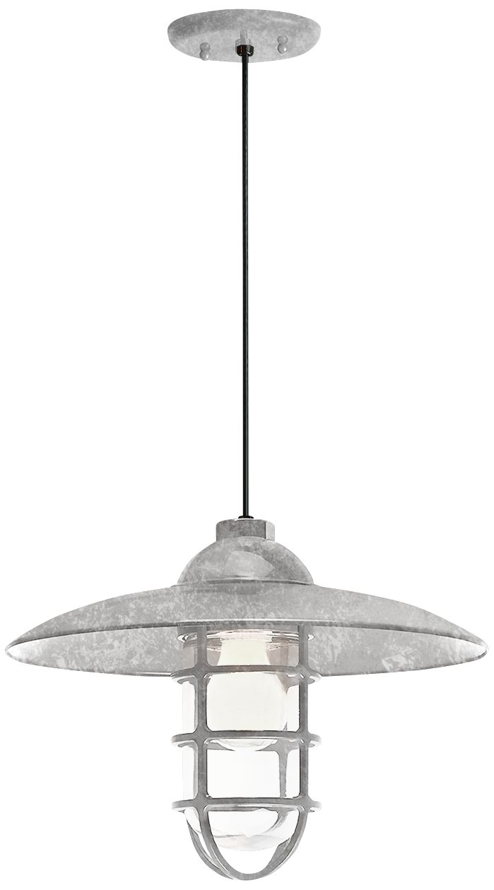 RLM Retro Industrial 9 3/4" High Outdoor Hanging Light