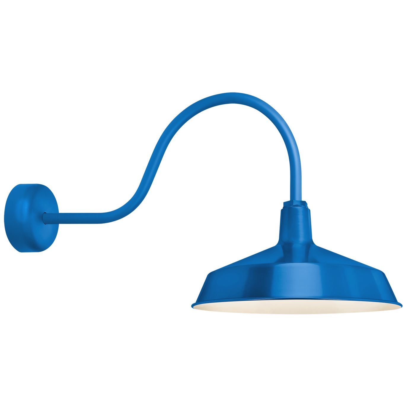 RLM Standard 19" High Outdoor Wall Light in Blue