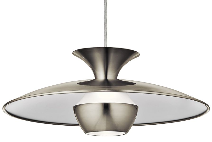 Elan Scope 15 3/4" Wide Brushed Nickel LED Pendant Light
