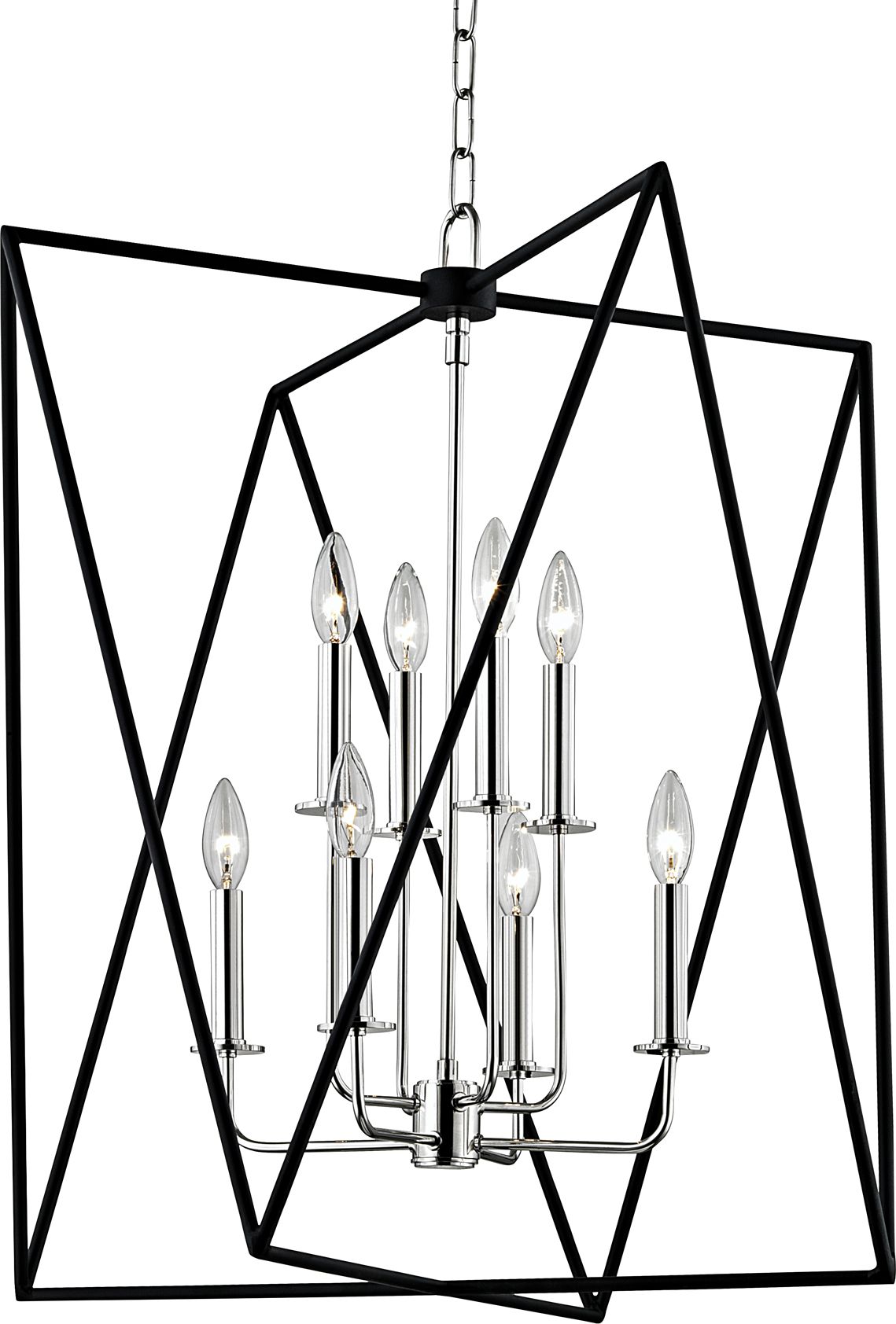 Hudson Valley Laszlo 28 3/4" Wide Polished Nickel Pendant Light