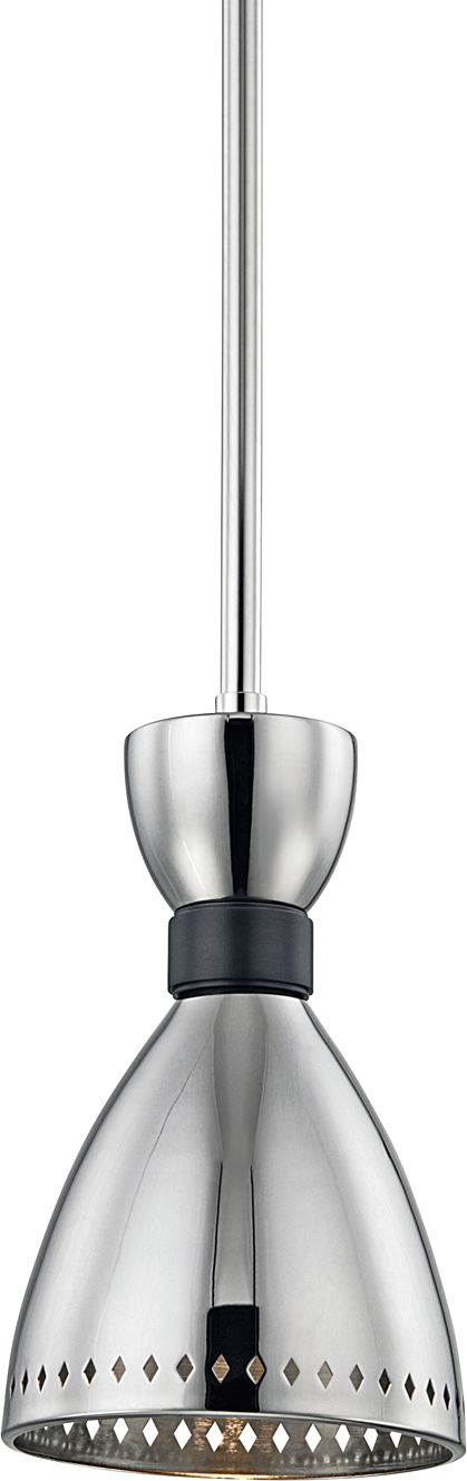 Hudson Valley Solaris 6 1/2" Wide Polished Nickel Mini Pendant