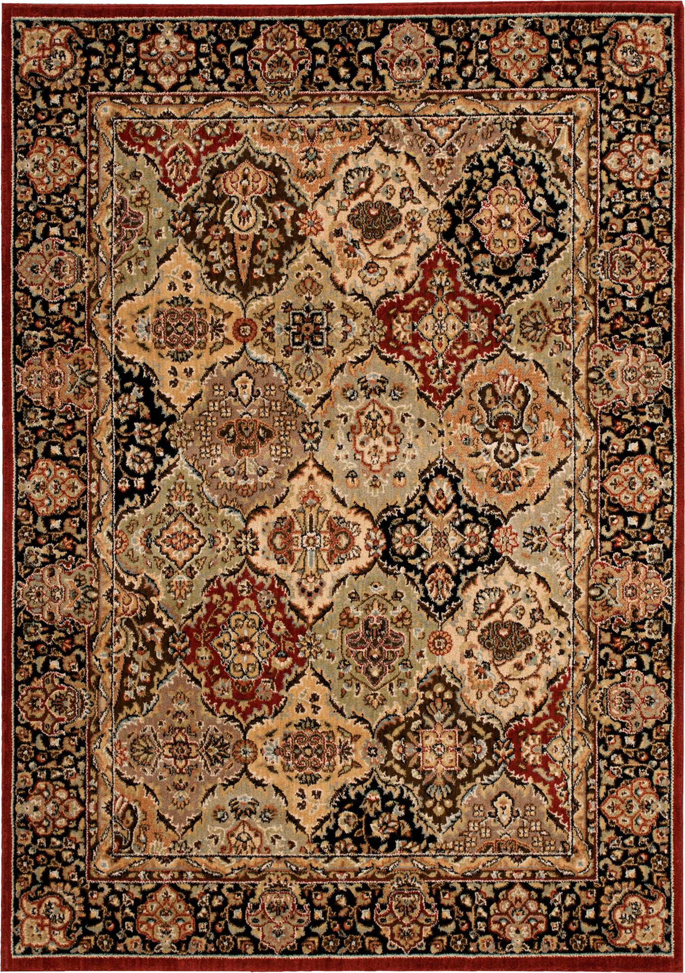 Nourison Lumiere KI601 Multi-Color Wool Area Rug 