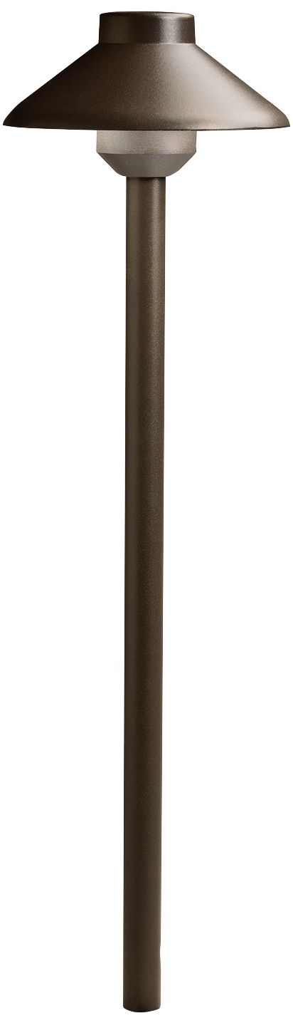 Kichler Landscape LED 15 1/2" High Bronze Path Light 12W65 Lamps Plus