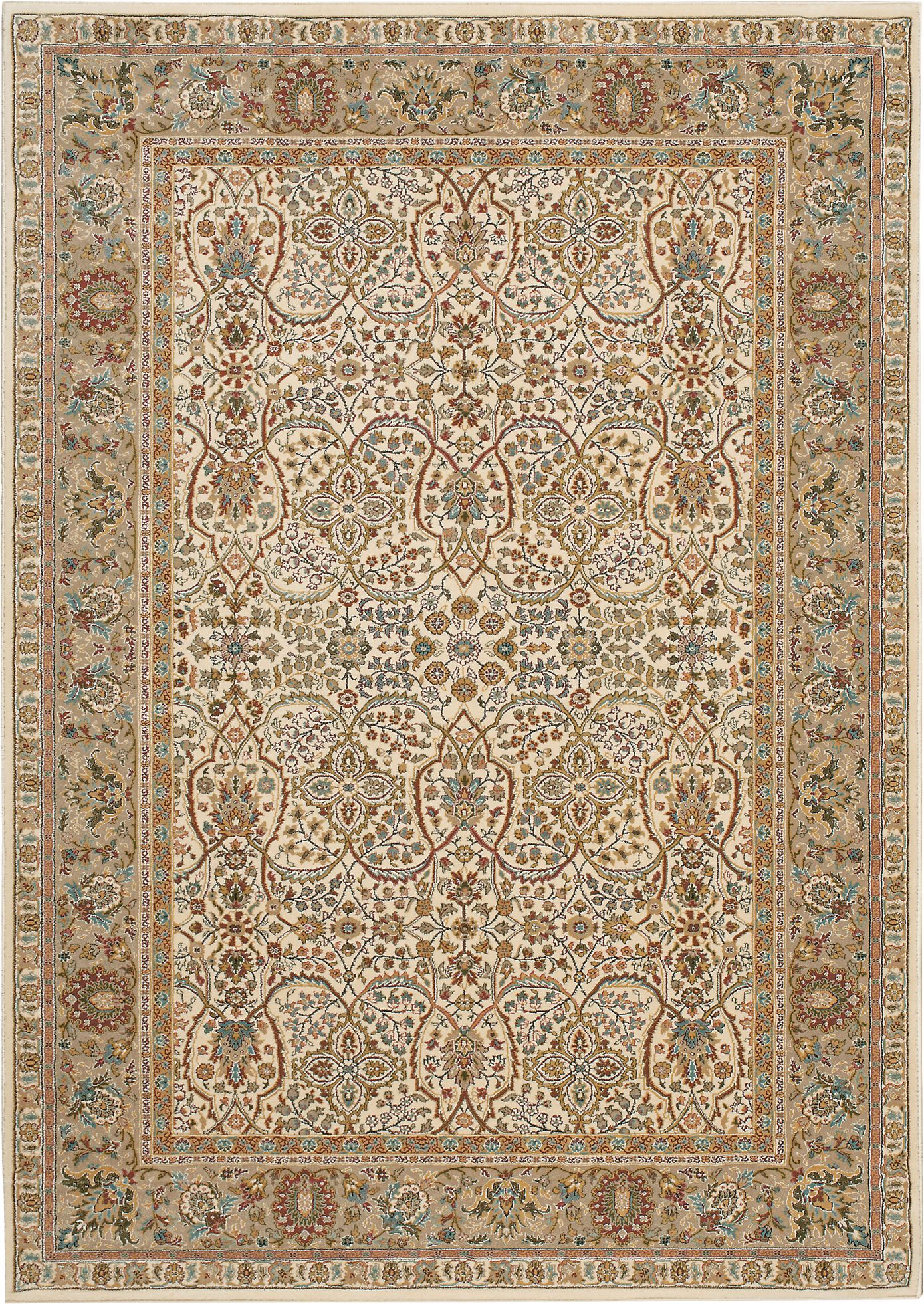 Kathy Ireland Antiquities ANT03 Ivory Area Rug 