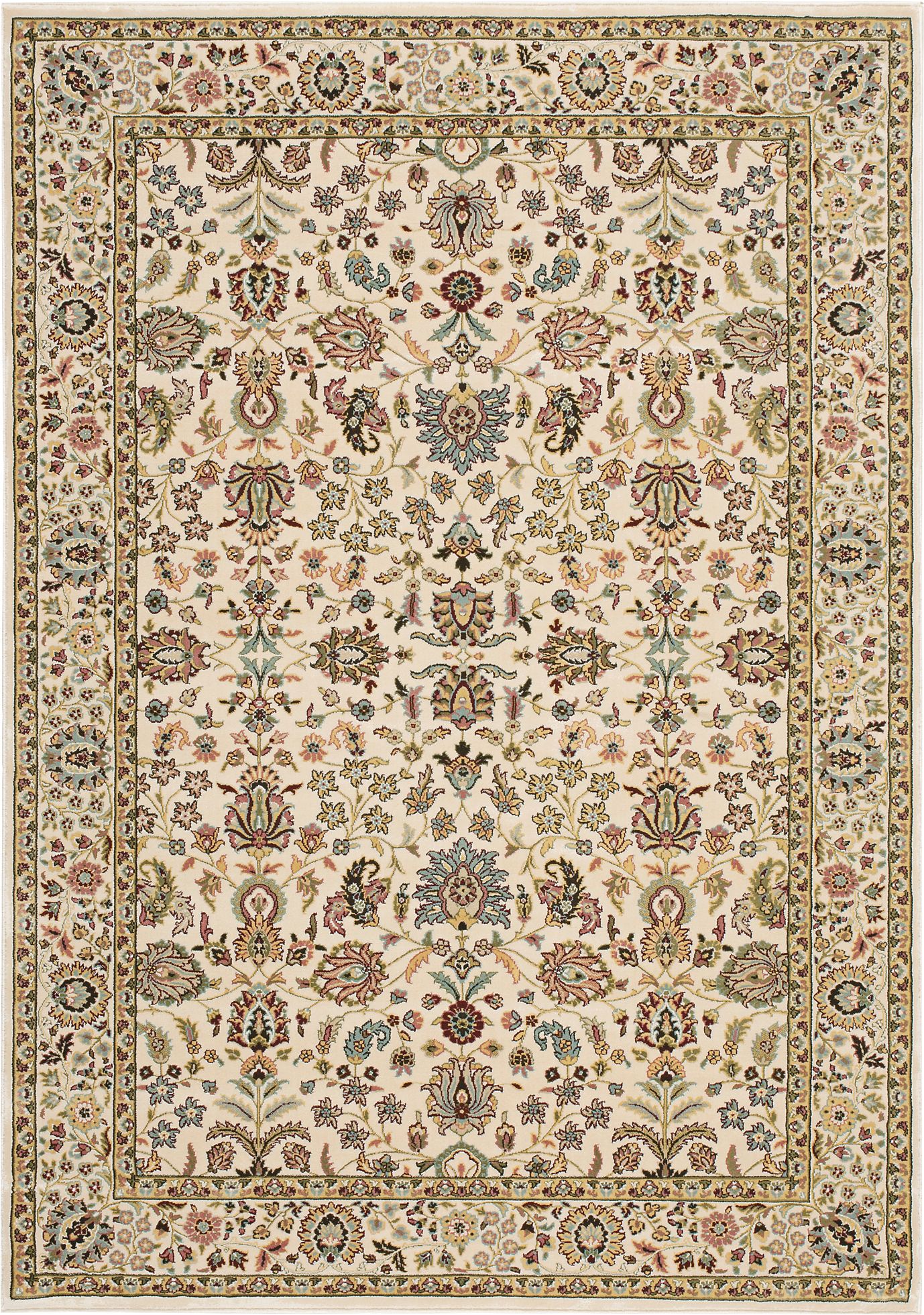 Kathy Ireland Antiquities ANT04 Ivory Area Rug 
