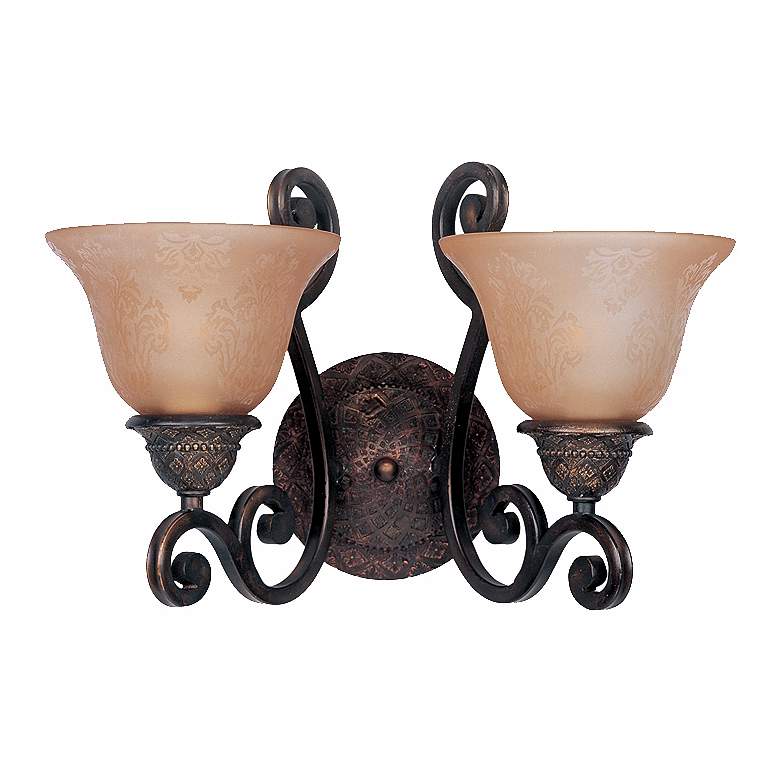 Symphony Oil Rubbed Bronze 16&quot; Two Light Wall Sconce