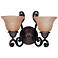 Symphony Oil Rubbed Bronze 16" Two Light Wall Sconce
