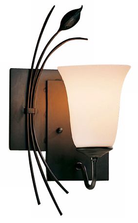 Hubbardton Forge Left Side Leaf and Stem Wall Sconce