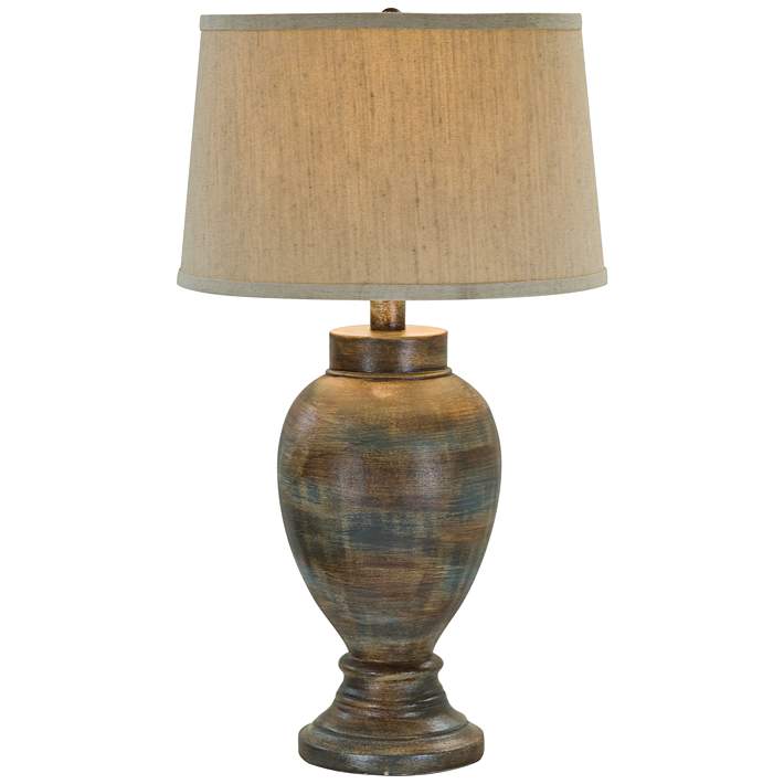 High Stone Gold Table Lamp, Anthony California Lamp Shades