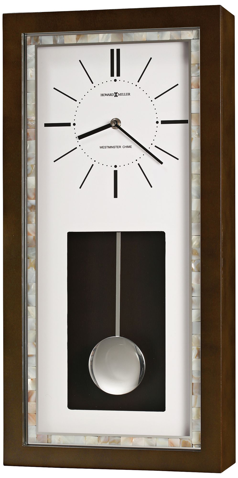 Howard Miller Holden 22" High Espresso Pendulum Wall Clock