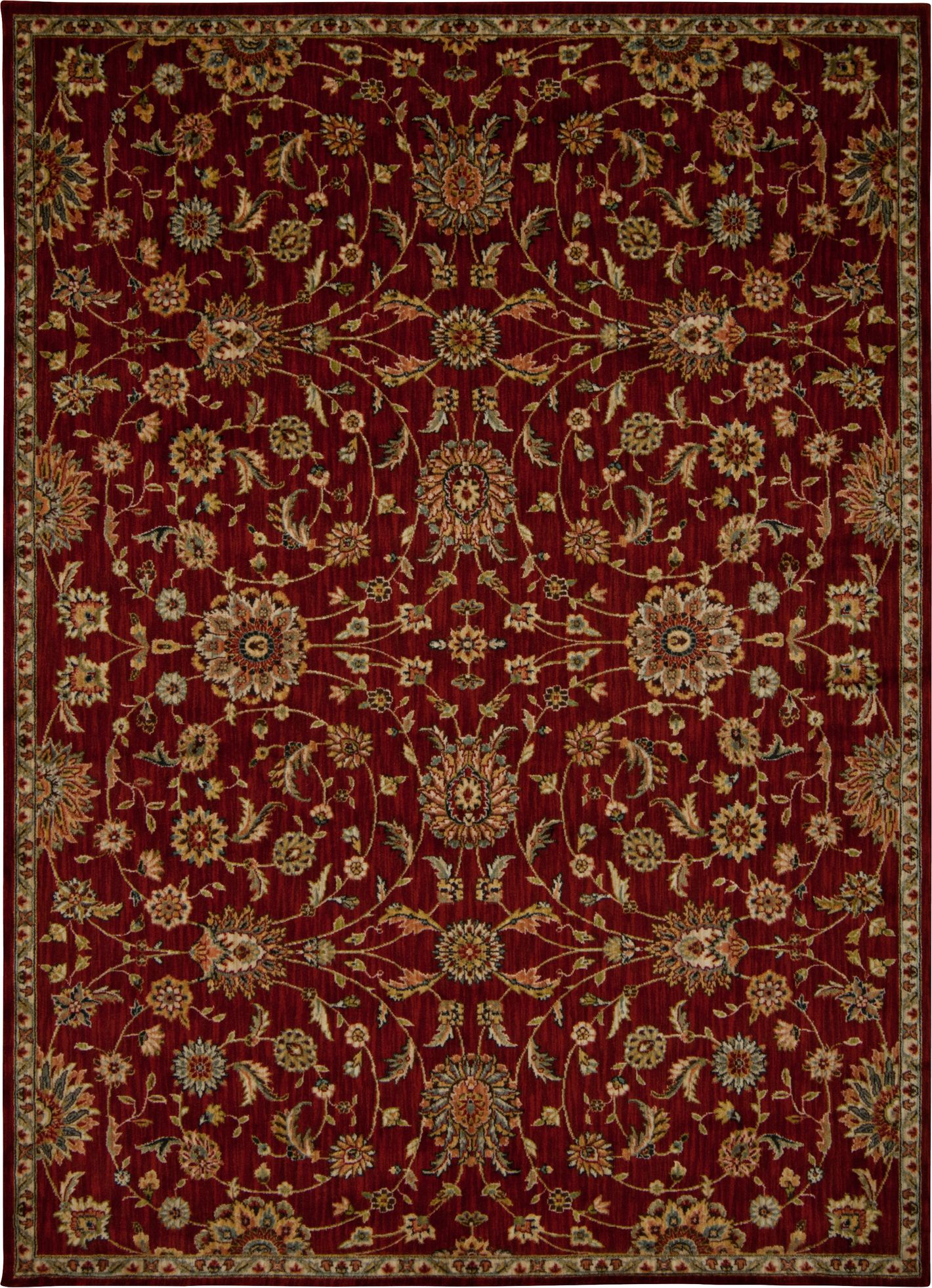 Kathy Ireland Ancient Times BAB05 Red Area Rug 