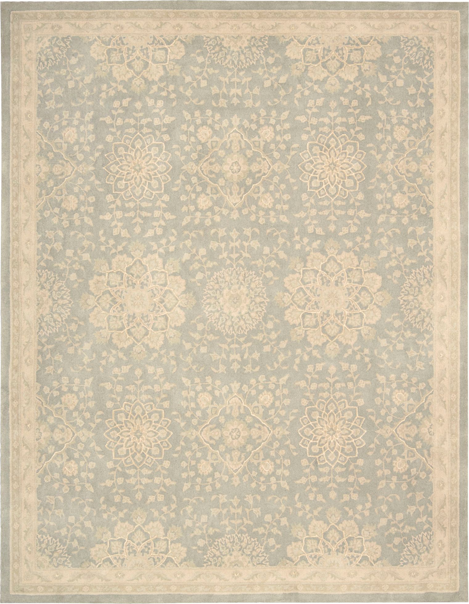 Nourison Royal Serenity SER02 Cloud Wool Area Rug 