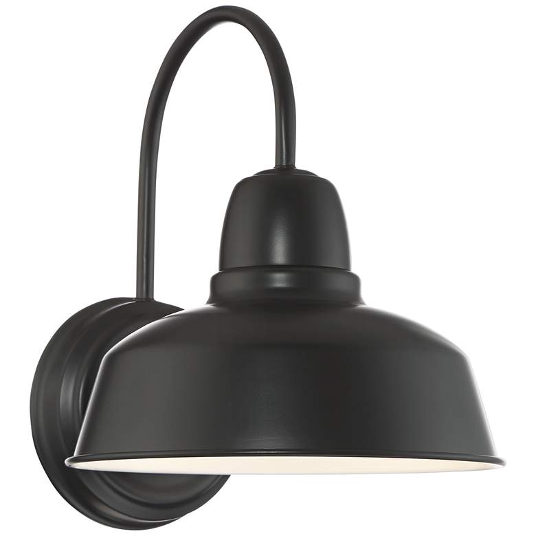 Urban Barn Collection 13&quot; High Black Outdoor Wall Light