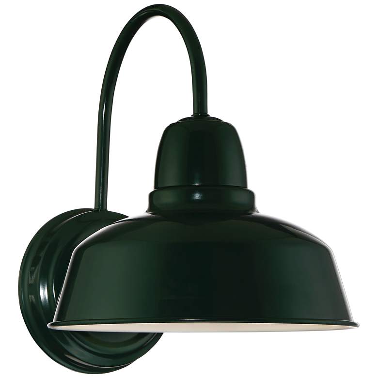 Urban Barn Collection 13&quot; High Green Outdoor Wall Light