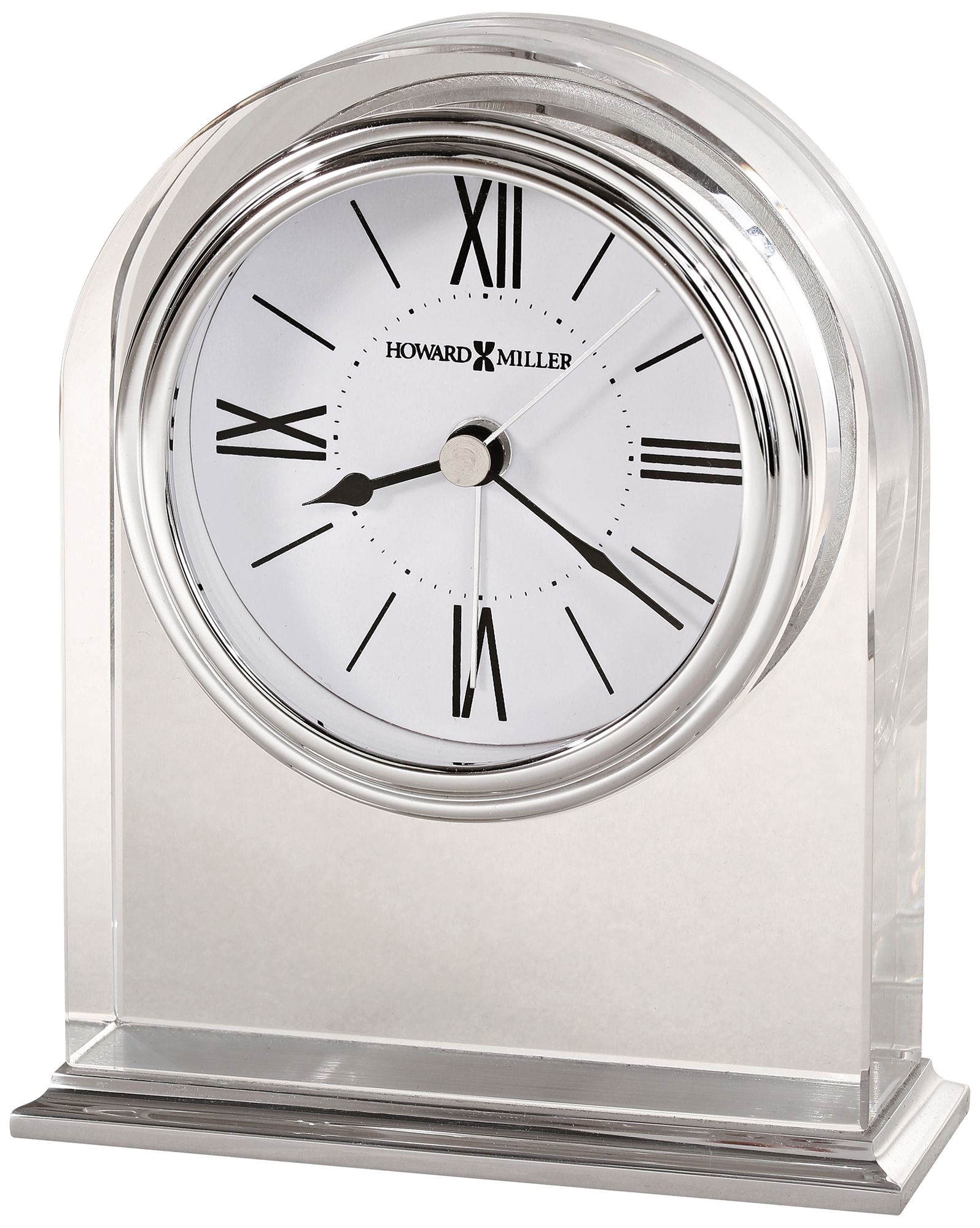 Howard Miller Optica 5 1/4"H Optical Crystal Alarm Clock