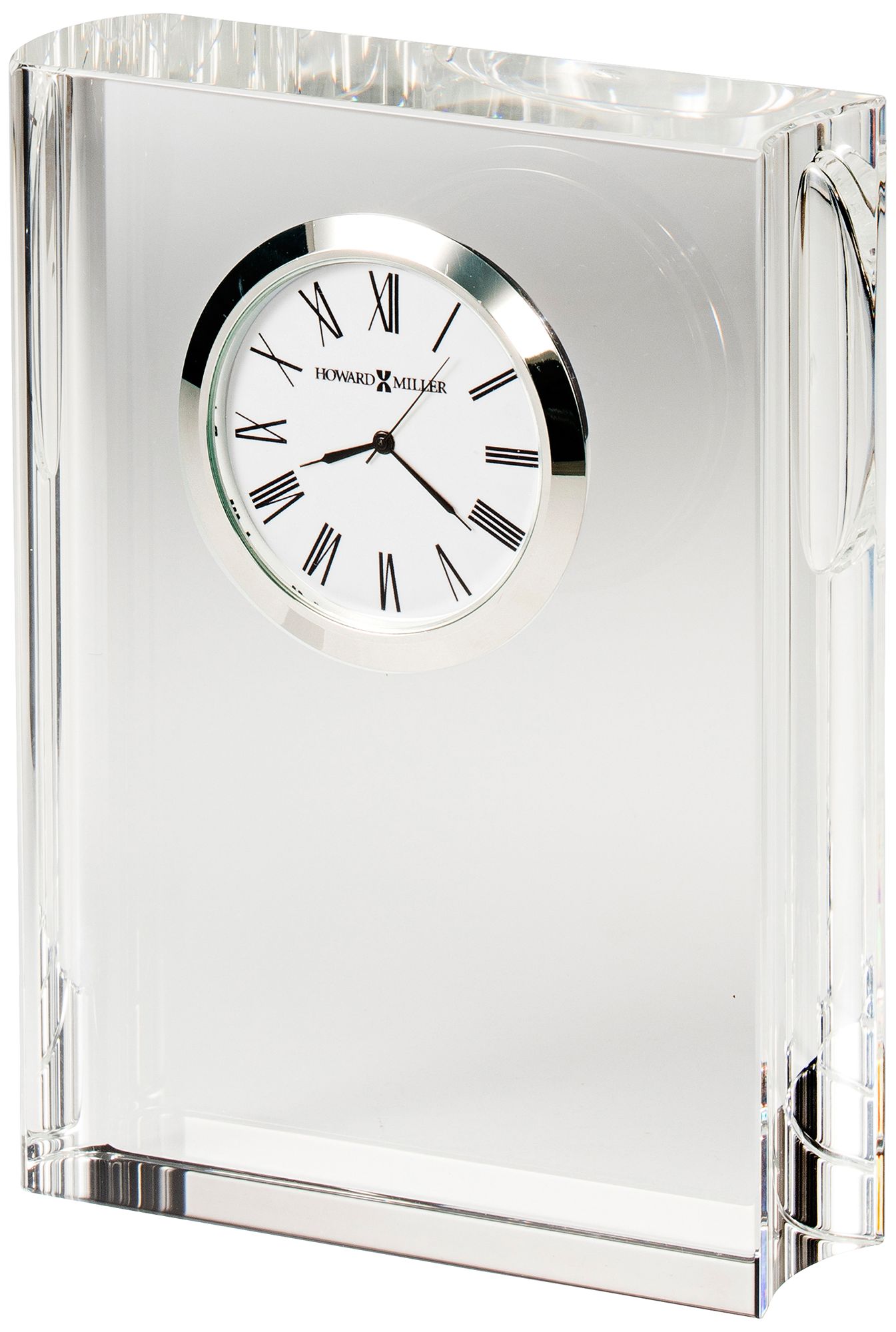 Howard Miller Scholastic 5 1/2" High Optical Crystal Clock