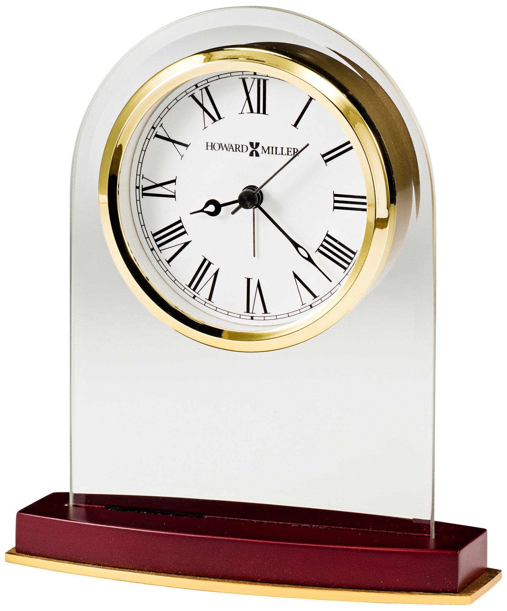 Howard Miller Anson 6 3/4"H Rosewood Executive Alarm Clock