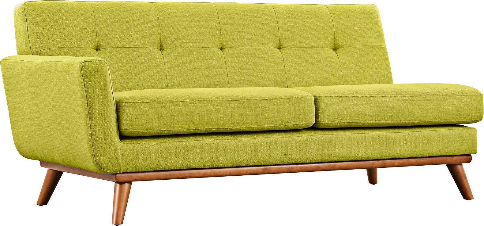 Miller Navy Velvet Hollywood Glam Tufted Square Sofa 