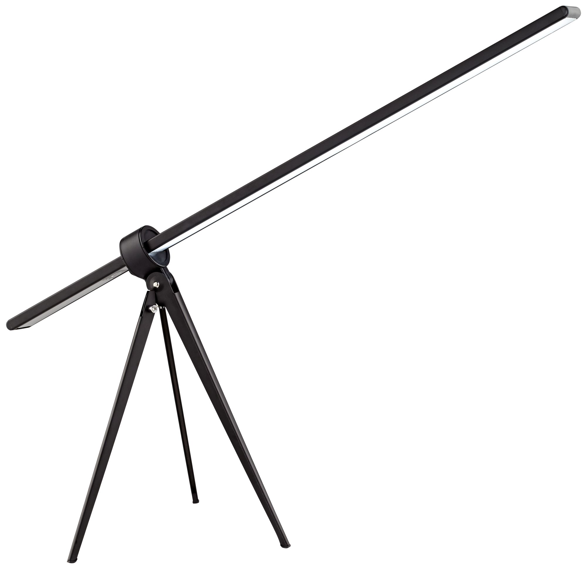 Telly Black LED Tripod Desk Lamp 13P95 Lamps Plus
