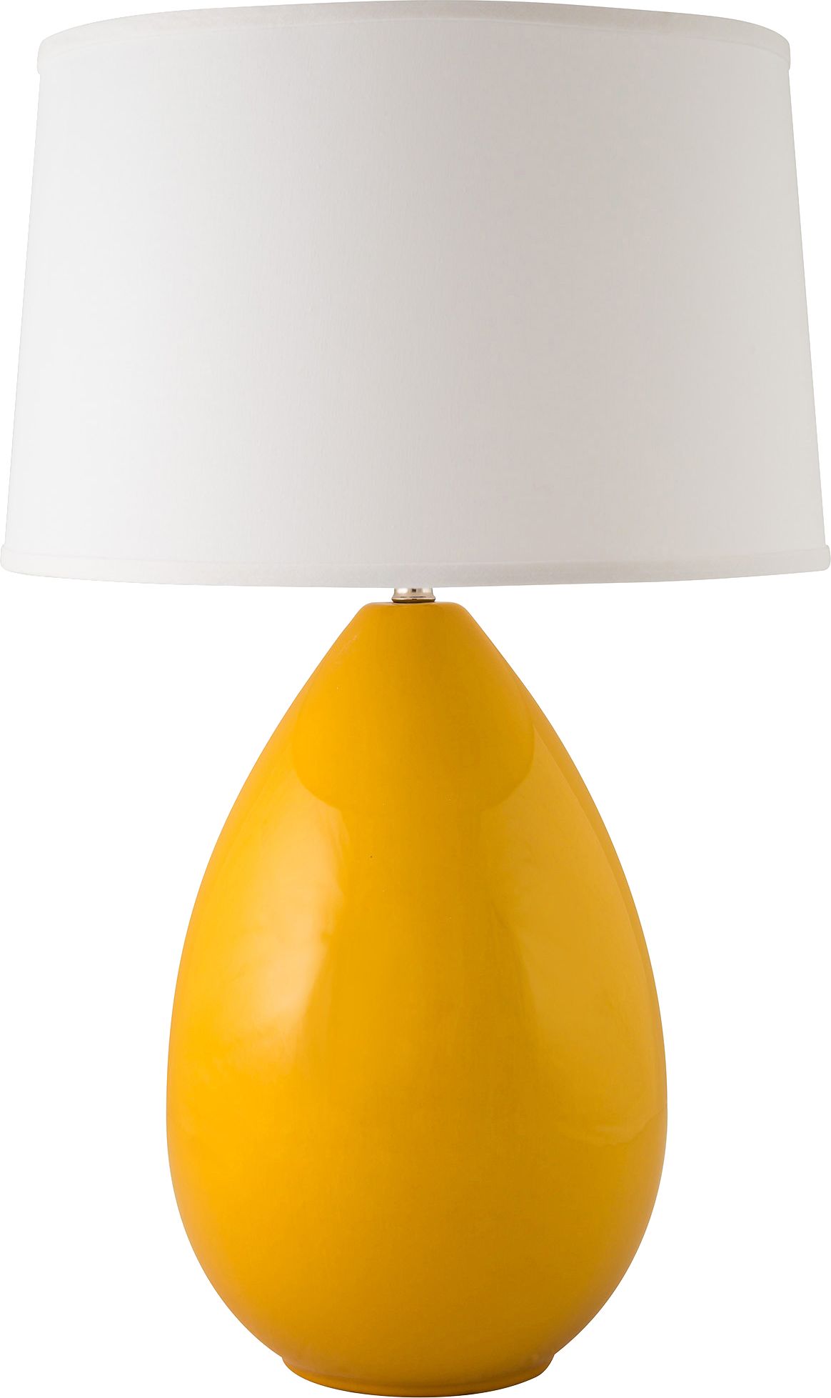 yellow table lamp base