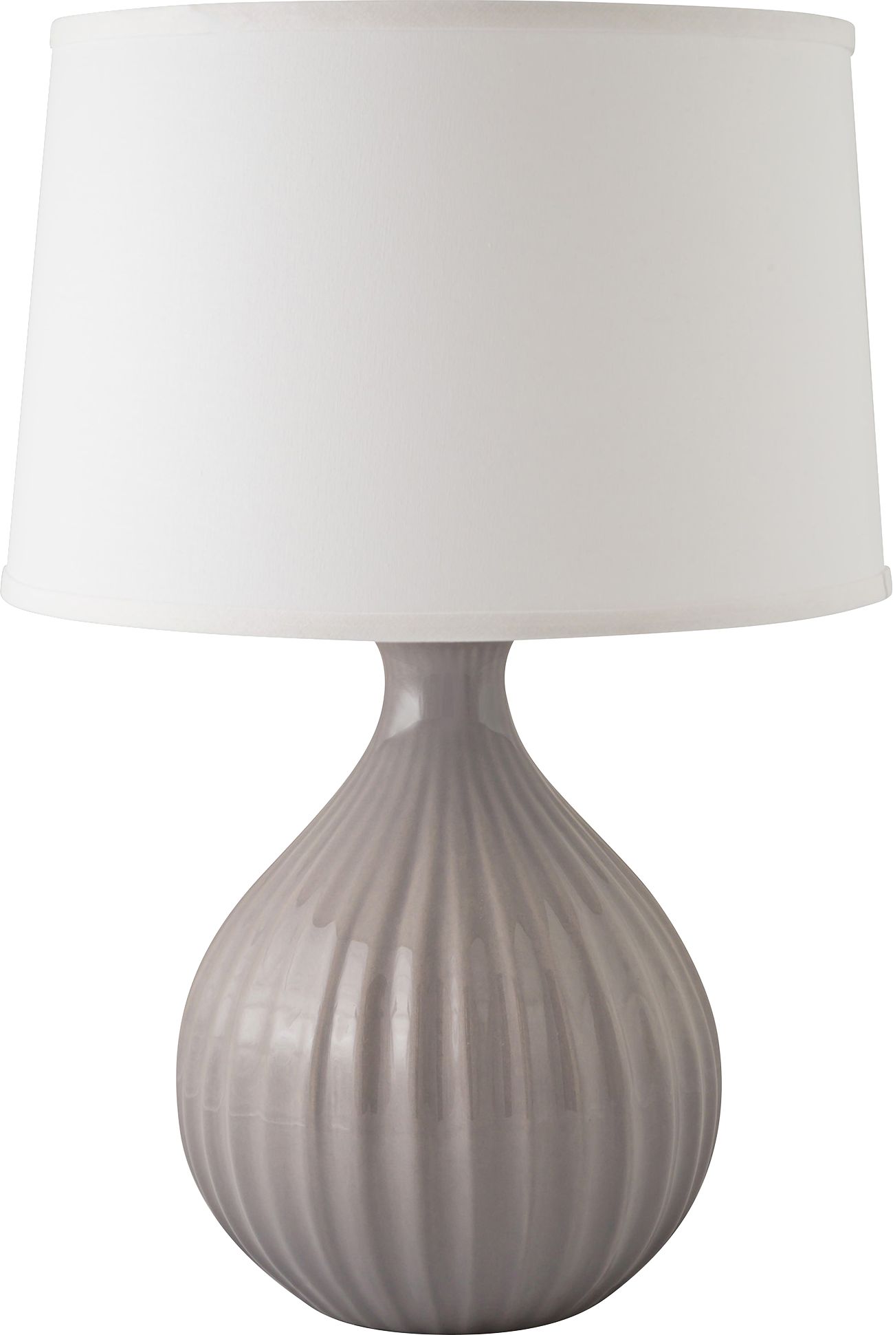 RiverCeramic Sprout Gloss Swanky Gray Table Lamp