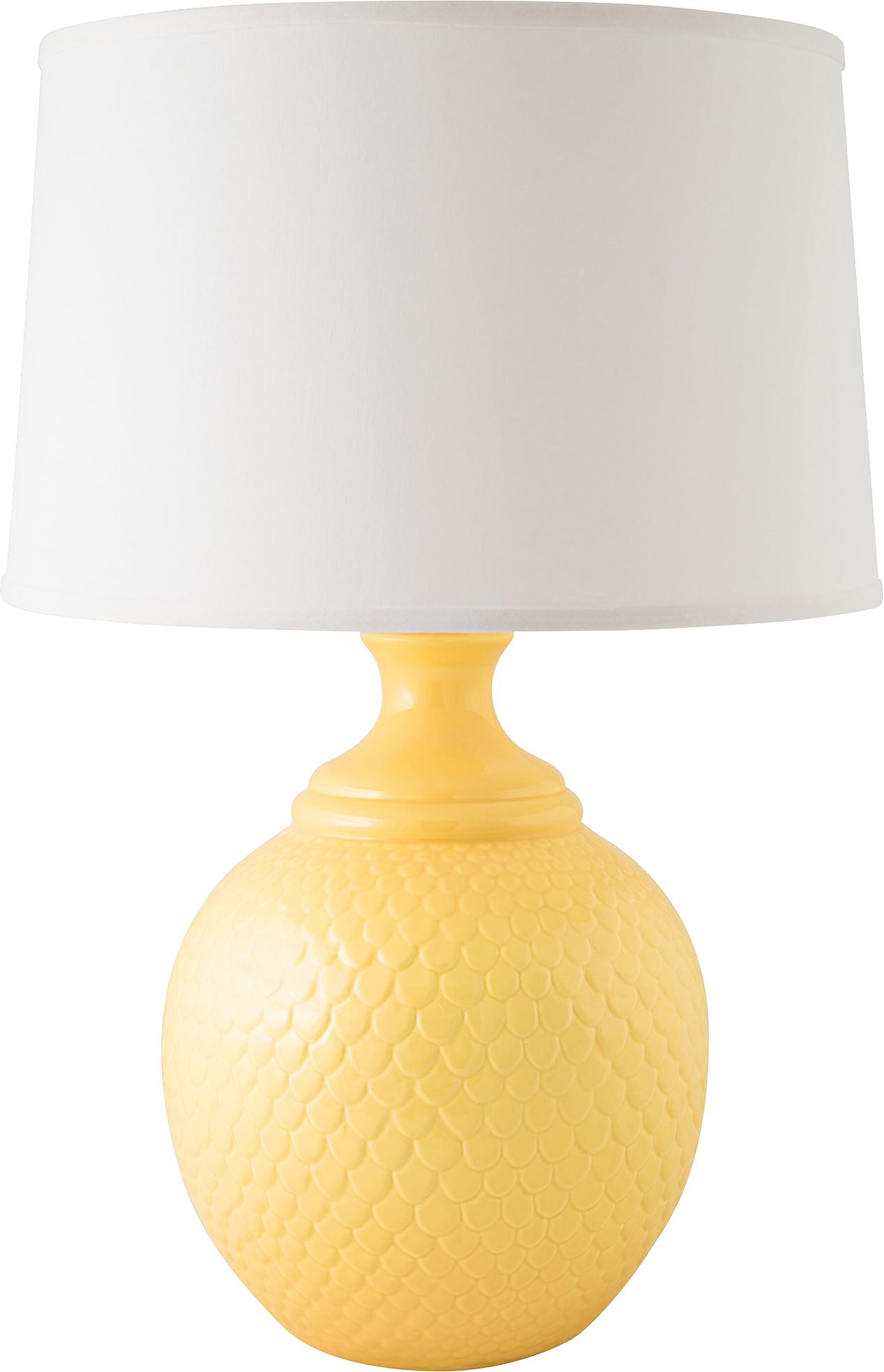 yellow table lamp base