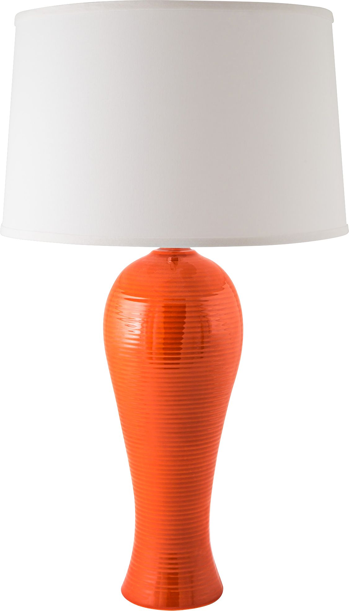 RiverCeramic Potters Mark Gloss Paprika Table Lamp