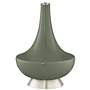 Deep Lichen Green Gillan Glass Table Lamp