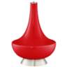 Bright Red Gillan Glass Table Lamp