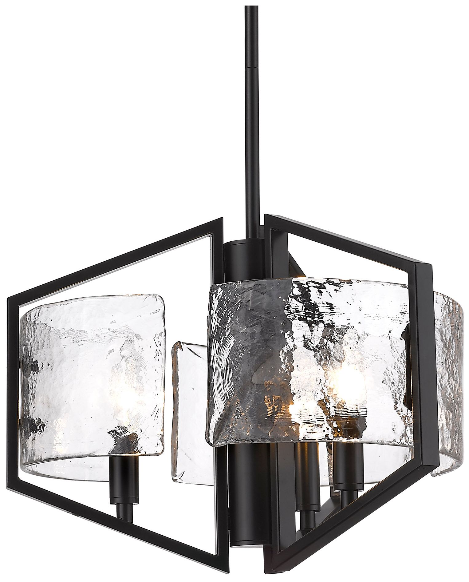 Varsha 16 3/4" Wide Matte Black Pendant Light