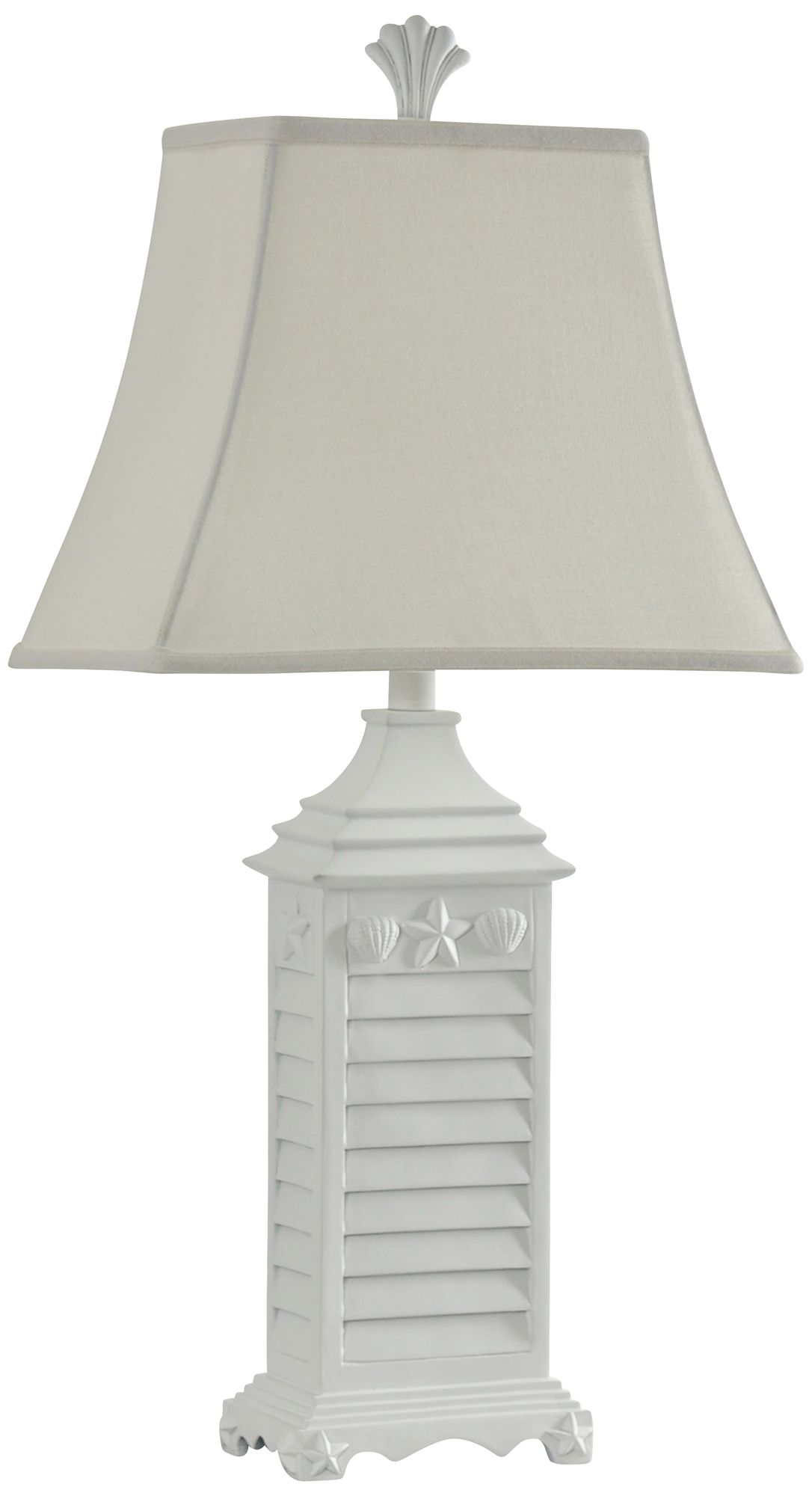 Pacific Grove Shell and Starfish Coastal Style Table Lamp 14C08