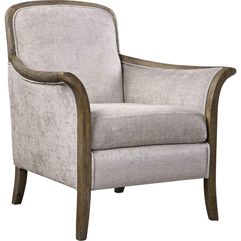 Image 2 Uttermost Brittoney Taupe and Stone Accent Armchair
