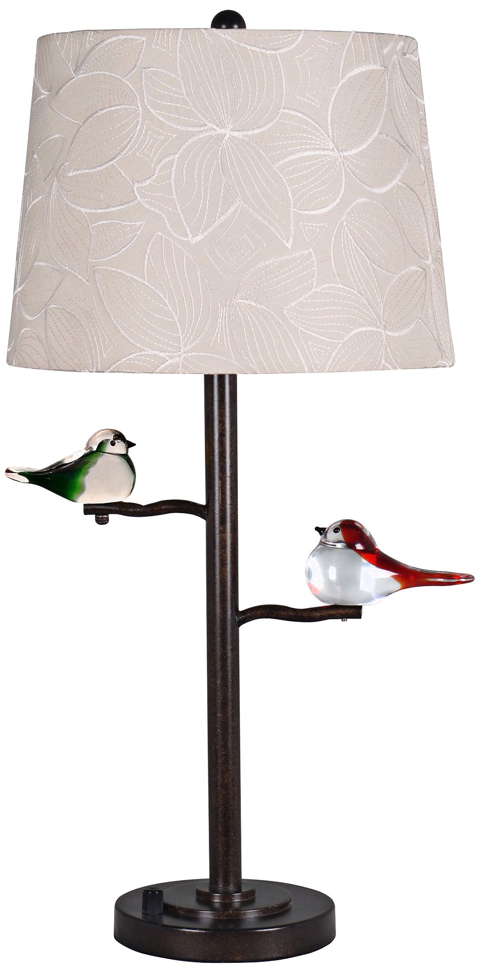 Dale Tiffany Finch LED Oil Rubbed Bronze Metal Table Lamp