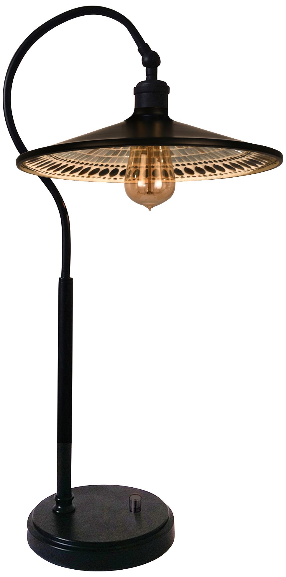 Dale Tiffany Boldero Copper-Bronze Mosaic LED Table Lamp